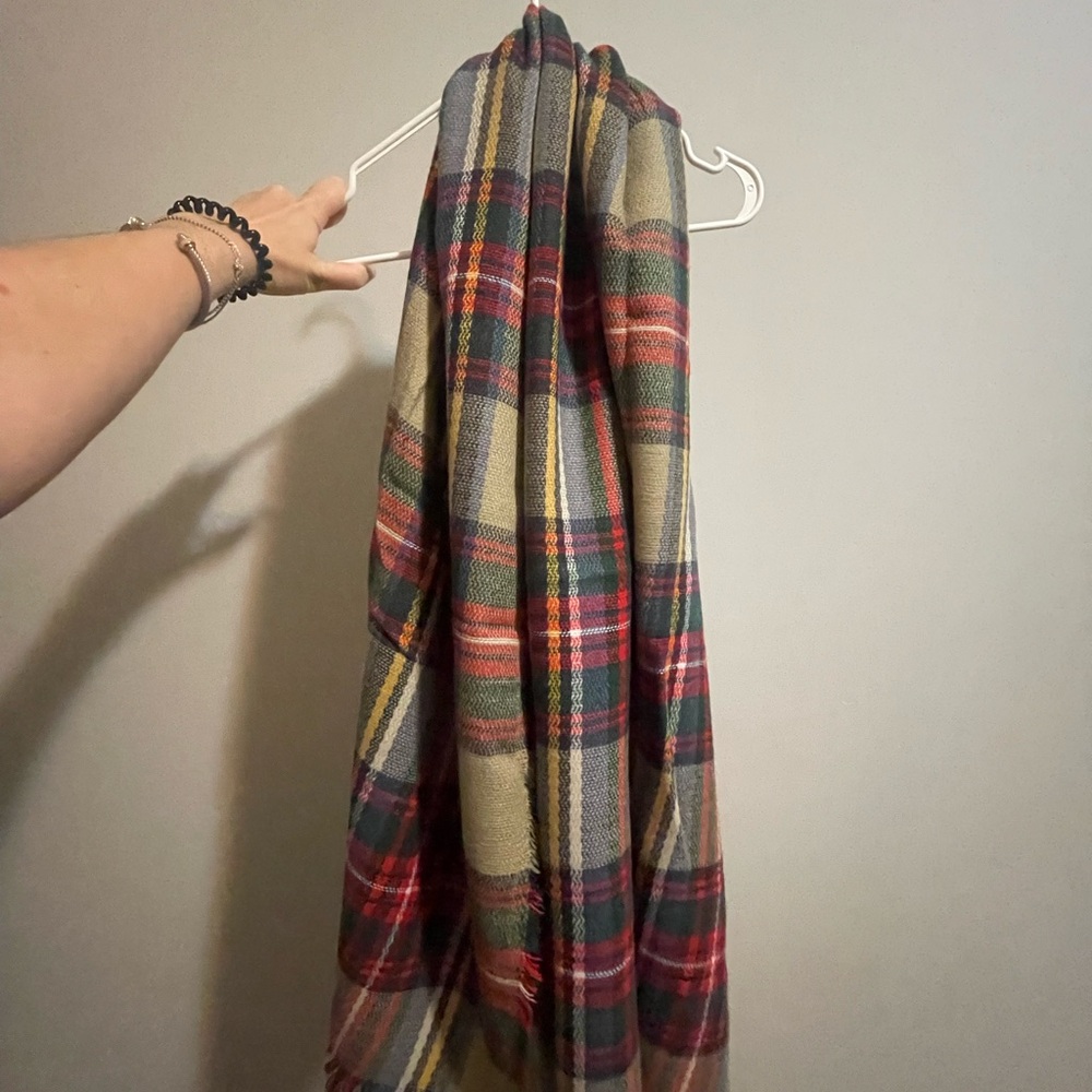 Plaid Multicolor Scarf